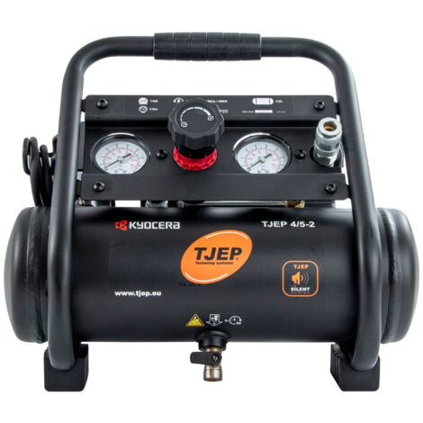 TJEP Compresseur silencieux 3.8 L 49 l/min - 4/5-2 - 123054