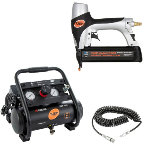 TJEP Pack Compresseur + cloueur de finition F18/50