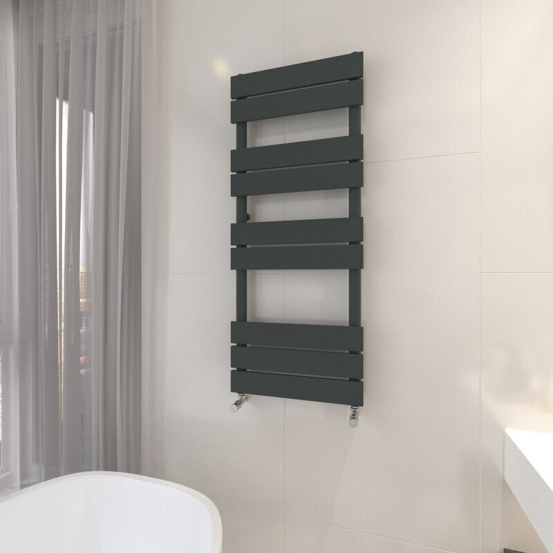 Image of T&K Anthracite Bathroom Radiator Flat Panel&hellip;