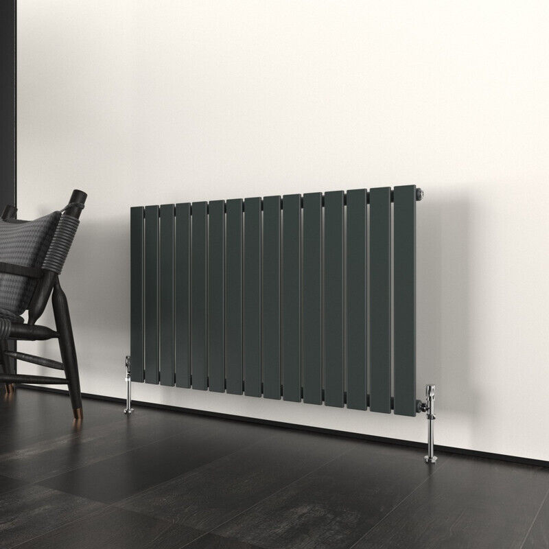 Image of T&K Horizontal Anthracite Single Radiator Flat&hellip;