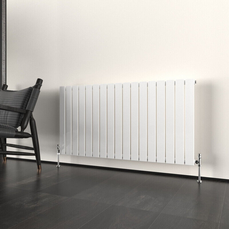 Image of T&K Horizontal White Single Radiator Flat&hellip;