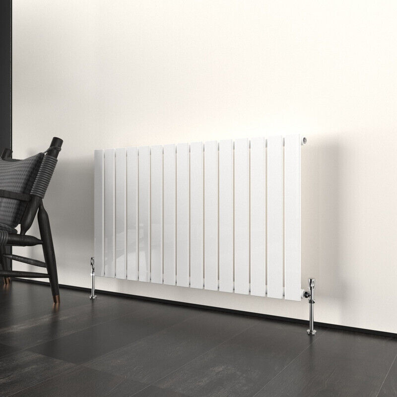 Image of T&K Horizontal White Single Radiator Flat&hellip;