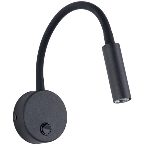 Tk-lighting Lagos lampe murale noire bras articulé