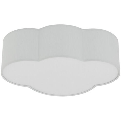 tk-lighting Plafón Nube Gris 41 cm Moderno