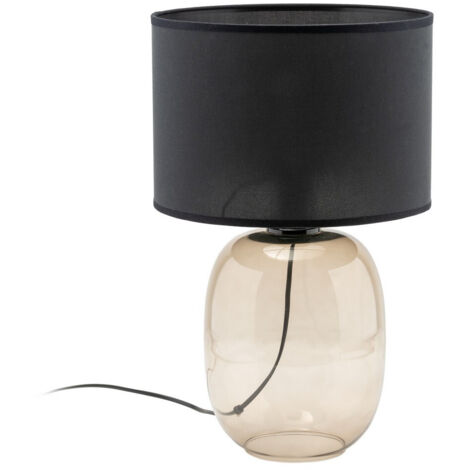 Tkkrywult Melody Topaz Black lampe de table noire élégante