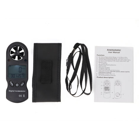 TL-300 3-in-1 Mini-Hand-Multifunktions-Digitalthermometer, Hygrometer, Anemometer