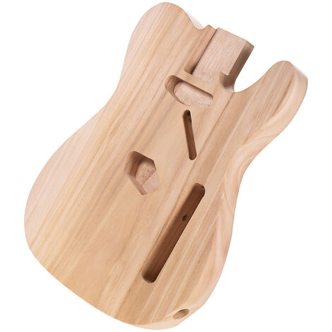 main image of "TL-T02 Unfinished Electric Guitar Body Sycamore Wood Blank Guitar Barrel for TELE Style Electric Guitars DIY Parts,model:Beige"