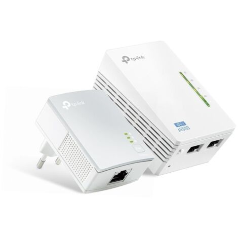 TL-WPA4220TKIT TP-LINK AV500 2-port Powerline WiFi TP-LINK AV500 2-port Powerline WiFi Extender 3-pack KIT including 2 TL-WPA4220 and 1 TL-PA4010 500Mbps Powerline datarate 300Mb