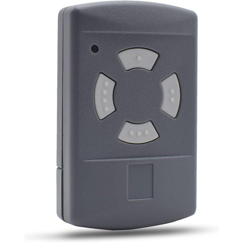 Télécommande Allotech hor 40 mhz compatible avec hormann HSE2 HSM4 HSM2 HSE4 HS2 HS4 Bouton Gris