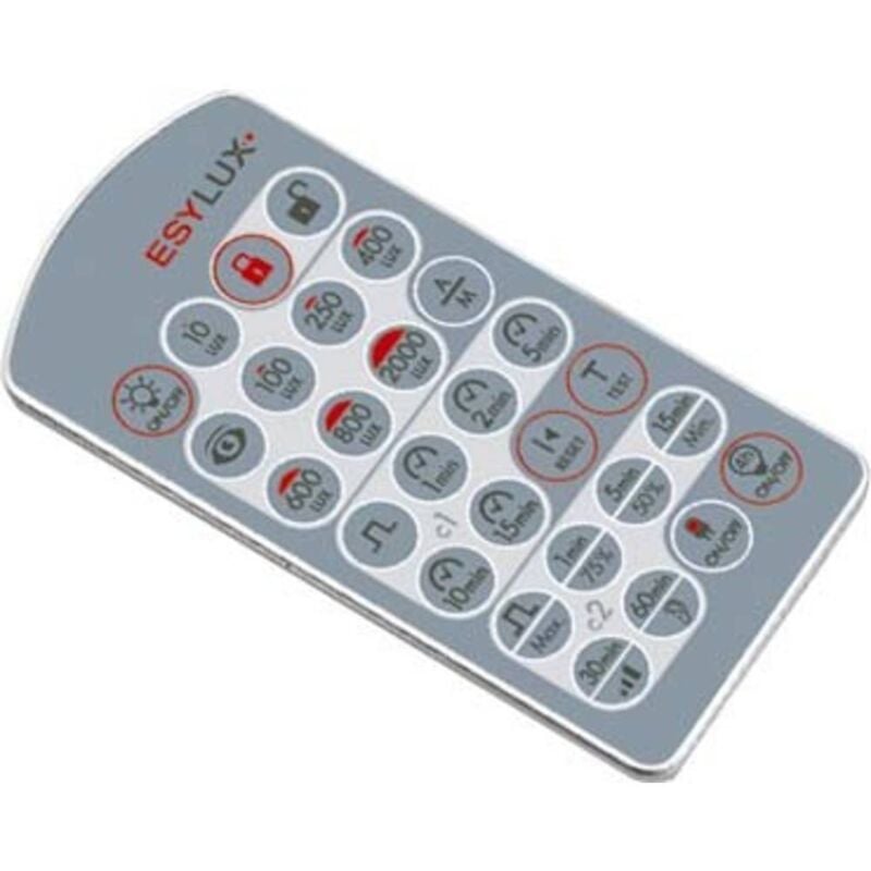 EM10425509 Télécommande pour détecteur de mouvements argent - Esylux