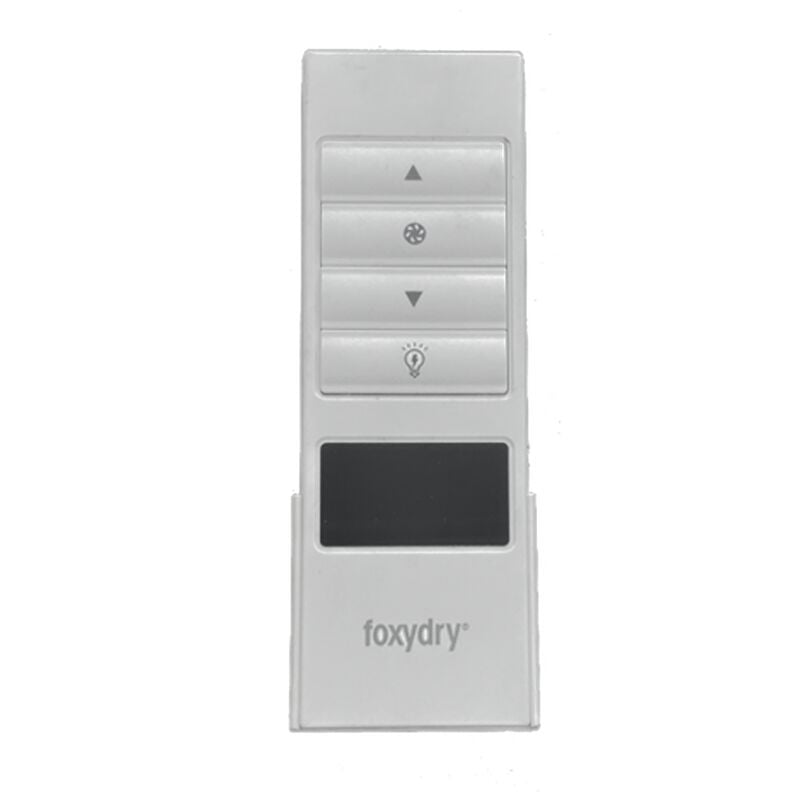 Foxydry - Télécommande pour Air. Télécommande infrarouge pour le fonctionnement haut/bas, ventilateurs et lumière - Blanc