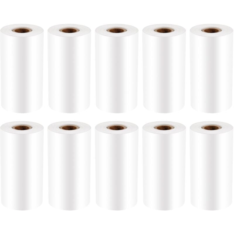 Tlily - 10 Pcs Papier Thermique, pour Mobile 58Mm 30Mm Mini Imprimante Thermique Caisse Enregistreuse pos ReçU Rouleau