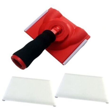 Tlily – Pinceau professionnel en latex multifonction – Pour peinture précise sur murs et plafonds – 2 éponges de rechange incluses – Outils de coupe
