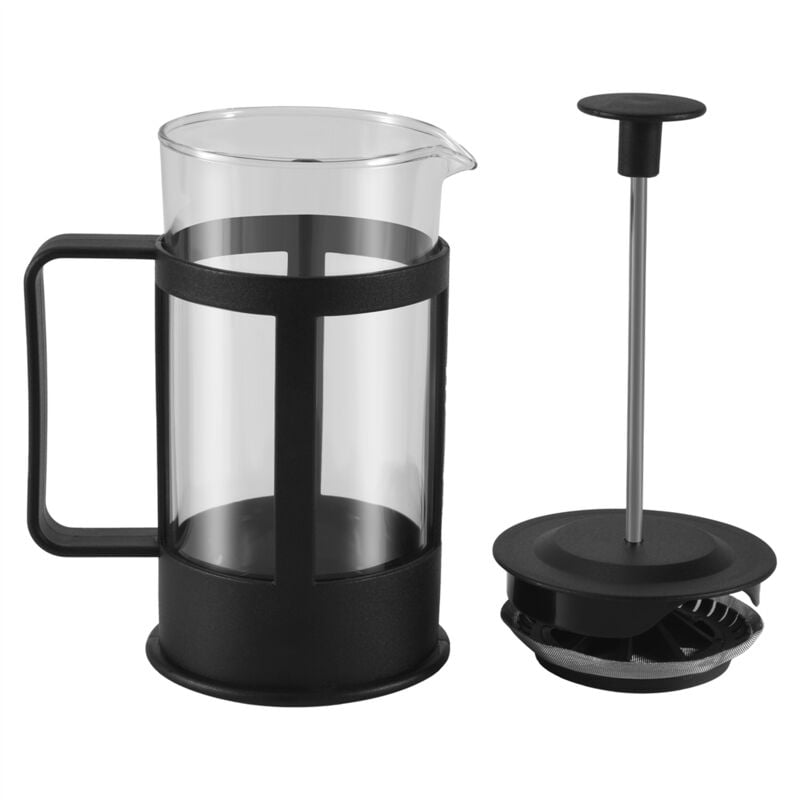 Tlily - Presse FrançAise CafetièRe et ThéIèRe 12Oz, à Café en Verre Borosilicaté éPaissi Sans Rouille Va au Lave-Vaisselle