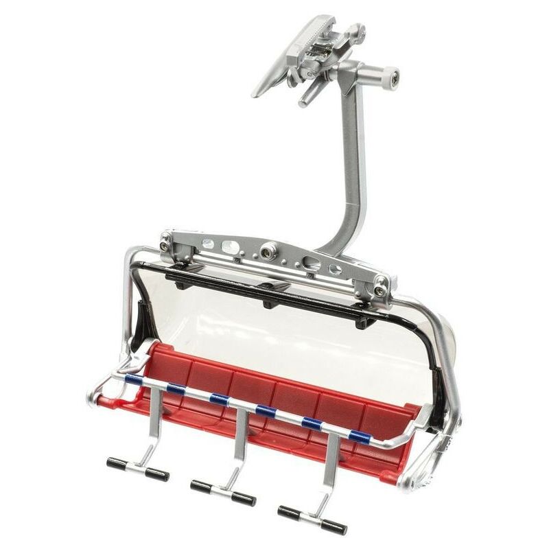 Magiedinatale - télésiège 6 places rouge - gris My Village