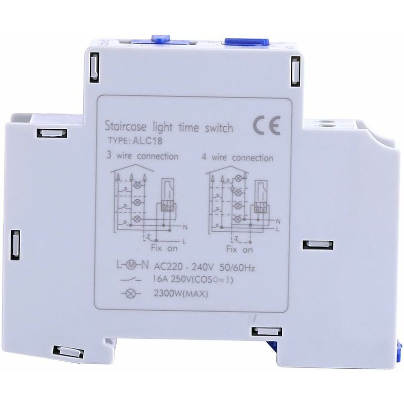 TM-C20E Timer Switch, ac 220V Mechanical Electronic Relay Time Switch Corridor Timer Switch for Home Stairs Staircase