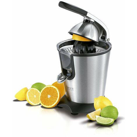 TM Electron tmpex010 – Spremiagrumi elettrico con corpo in acciaio inox, 160 W, colore: grigio