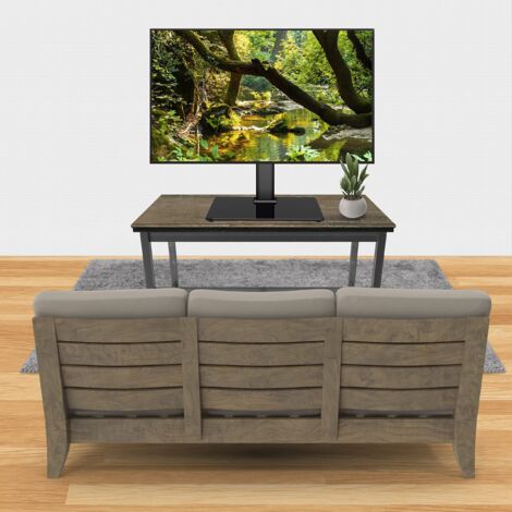 TM Electron TMSLC419 Soporte Universal de TV para Mesa o Mueble, VESA 400X400mm, de 32" hasta 50", Máx. 30Kg, Ideal para monitores y Pantallas LCD, LED y OLED