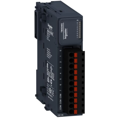 Tm3di8g Module D'extension 8 Entrées 24vcc Tor - Bornes à Ressort - Schneider Tm3 Modicon