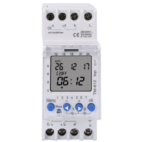 TM612 microcomputer time Control Switch Industrial Timer time Controller 220V Fully Automatic Power Off Timer