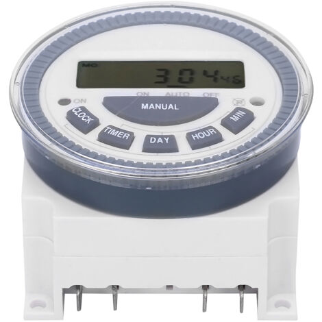 TM619H-2 12V DC/AC LCD Digitaler Zeitschalter - Elektronische Zeitsteuerung