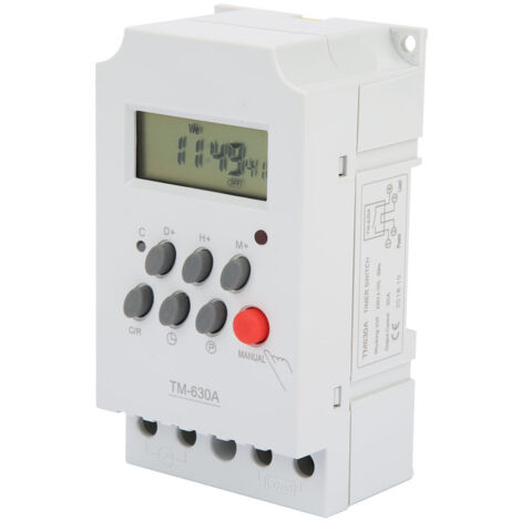 TM630A Minuterie Numérique LCD avec Contrôle Micro-ordinateur pour AC220V