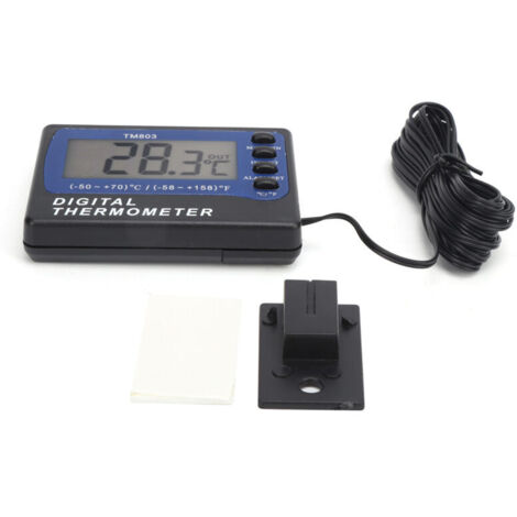 TM803 Digital Thermometer with Alarm Function for Aquarium Refrigerator