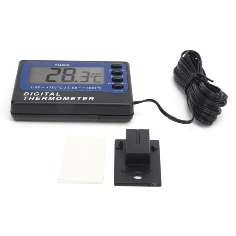 TM803 Digitales Thermometer mit Alarmfunktion für Aquarienkühlschränke