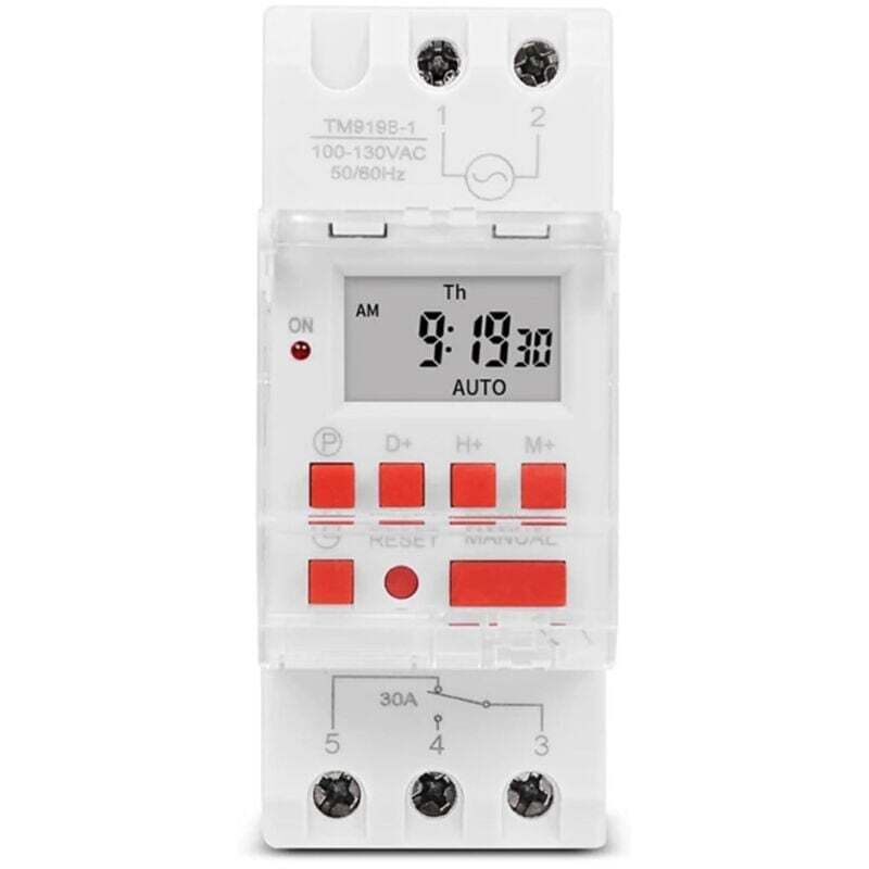 TM919B minuterie interrupteur contrôleur de temps cycle automatique commutateur de temporisation sortie - TM919B-1 110 V