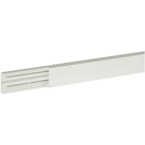 TMC 40/2x17 W Minicanalina 2 scomparti con coperchio standard, Bianco