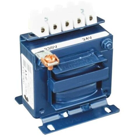 TMM 100VA 230/24V IP00 Einphasentransformator, Trennung oder Sicherheit, mit Zweikammerrahmen