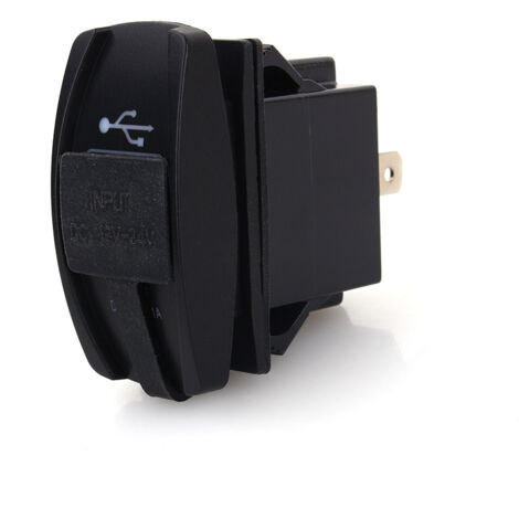 Tnfeeon 12 V-24 V LED Double Chargeur Automobile avec une Couverture 3.1 à BEAT ATV, Accessoires de Voiture