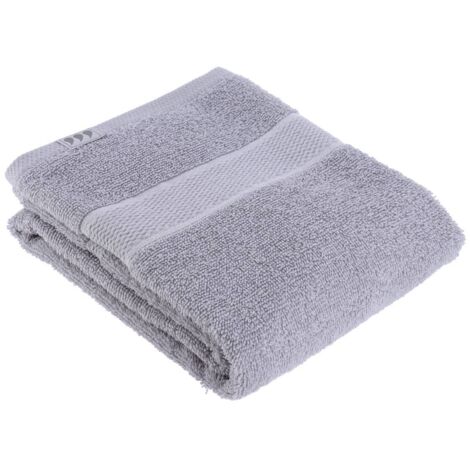 Toalla 50x90 cm 100% algodón - gris claro - Tendance