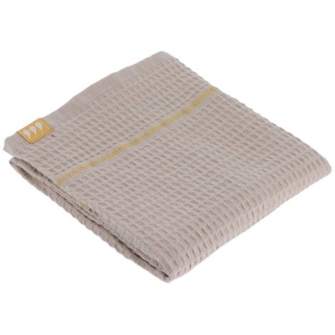 Toalla 50x90 cm 100% algodón nido de abeja - topo - Tendance