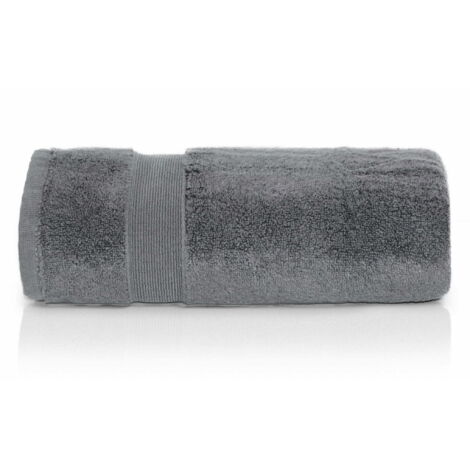 Toalla 50x90 Rocco gris 600g 100% algodón