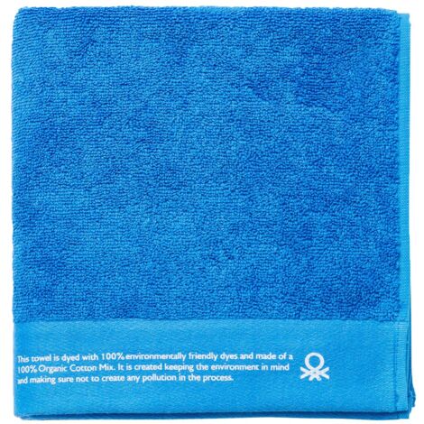 TOALLA 50x90CM ALGODÓN ORGÁNICO 450GSM AZUL