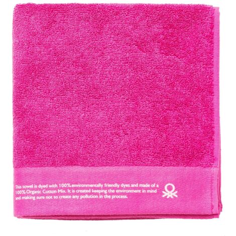 TOALLA 50X90CM ALGODÓN ORGÁNICO 450GSM FUCSIA BE