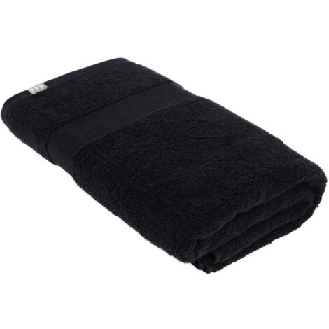 Toalla 90x150 cm 100% algodón - negro - Tendance