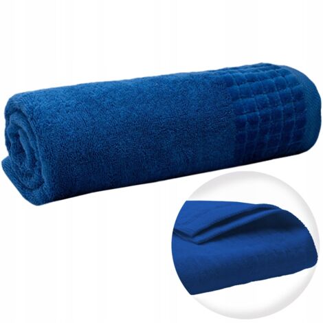 Toalla de baño 100% algodón rizo GRANDE 70x140 para hogar, sauna, hotel