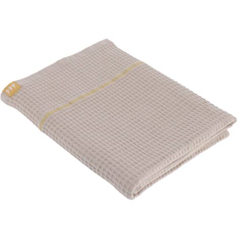 Toalla de baño 70x130 cm 100% algodón nido de abeja - topo - Tendance
