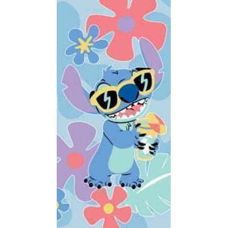 Toalla de baño de playa 70x140 Stitch HIT