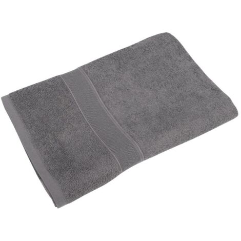 Toalla de baño de rizo de algodón MALLOS 70x140 cm art. 62322 acero gris oscuro