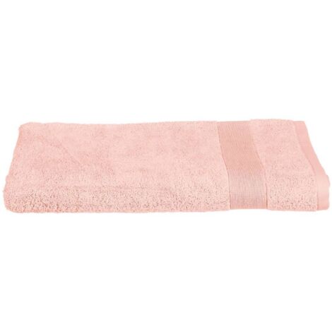 Toalla de baño 'Essentiel' - algodón 450 g/m² - rosa 100 x 150 cm - Atmosphera créateur d'intérieur