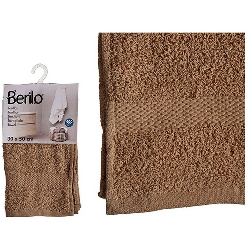 

Bh Design - Toalla de baño Poliéster Algodón Camel