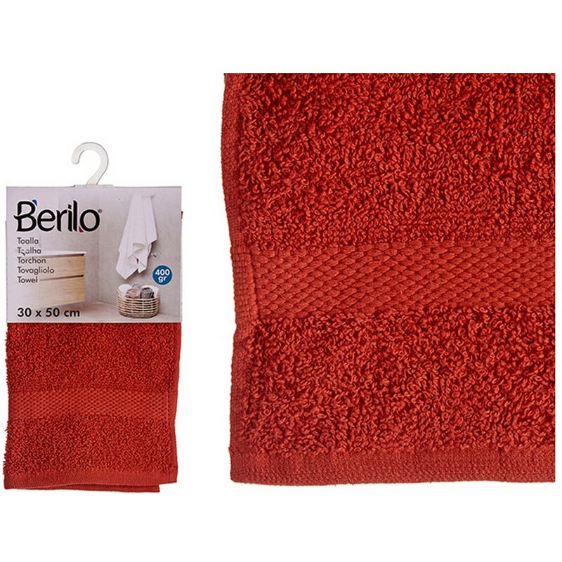 

Toalla de baño Poliéster Algodón Color teja