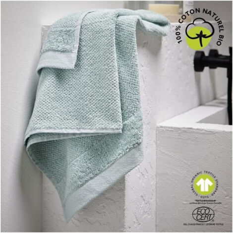 Toalla de baño - TODAY - 70 x 130 cm - Algodón - Organic Celadon