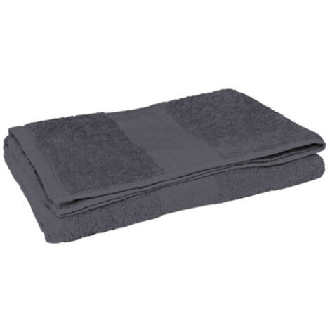 Toalla de baño VALENTO Sponge  Gris carbón                       90 x 150 cm