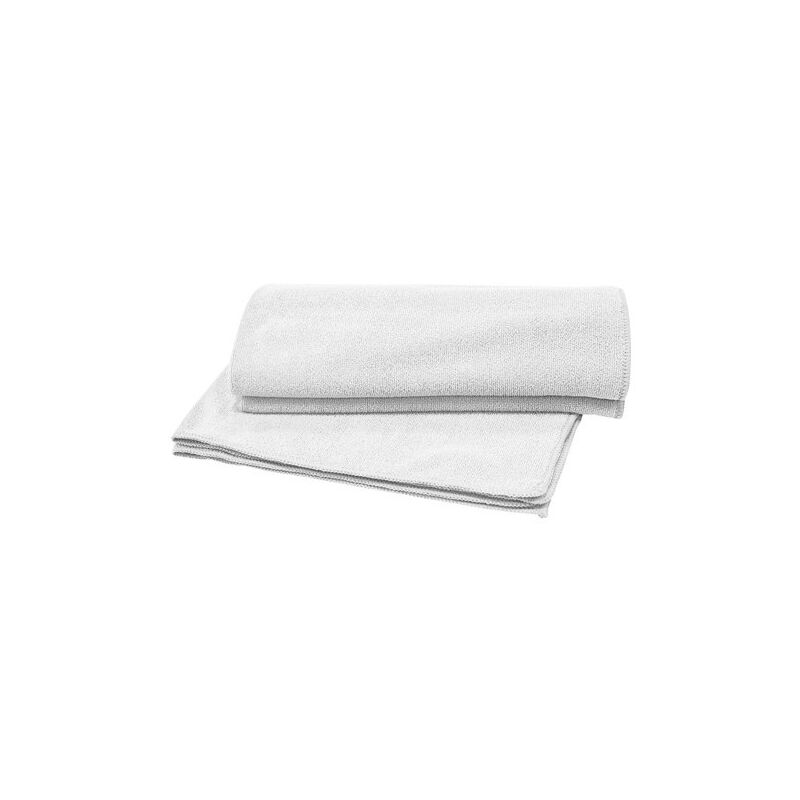 

Toalla de baño y playa, remallado con filamento ORLY TW7100 | Blanco - 60x145cm
