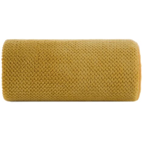 TOALLA DE BA脩O DE SECADO R脕PIDO EUROFIRANY ZOE 50X90CM MOSTAZA