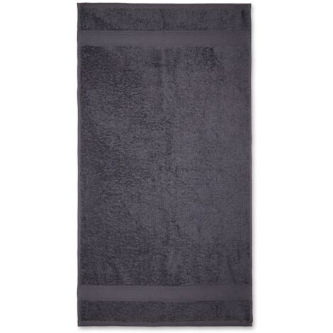 Toalla de ducha 100% algodón Gris Oscuro 140x70 cm.